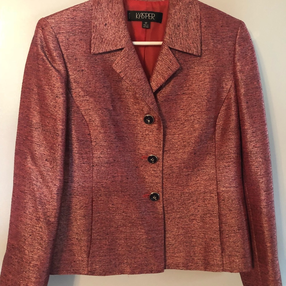 Kasper 8p skirt suit